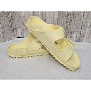 BIRKENSTOCK Arizona EVA Pop Corn Banana Yellow Flip Flop Sandals EU 39 US 8.5/9